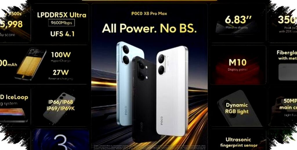 POCO X8 Pro Max Resmi, Baterai 8.500mAh dan Chip Flagship Siap Gas 120fps