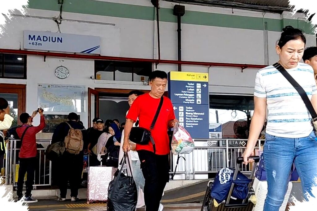 Daop Madiun Catat Rekor 300 Ribu Penumpang Lebaran, Puncak Arus Balik Capai 17 Ribu Orang