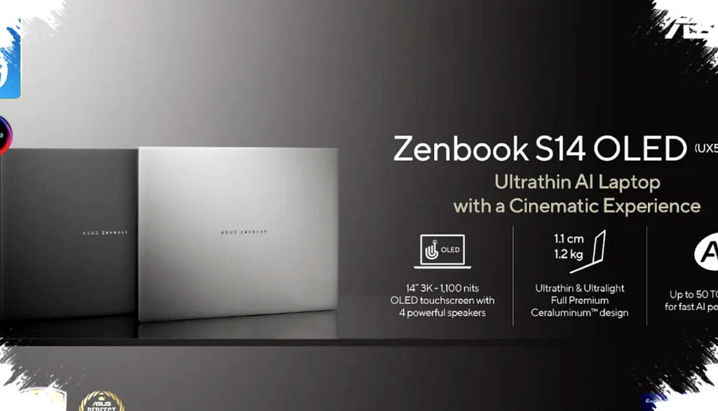 Dibanderol Rp34 Jutaan, ASUS Zenbook S14 OLED Hadirkan Kecanggihan AI Panther Lake Copilot+ untuk Profesional Masa Kini