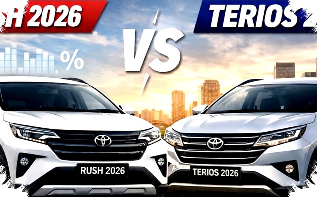 Daihatsu Terios 2026 Vs Toyota Rush 2026, Saudara Kembar Dengan Karakter Berbeda Pilih Mana?