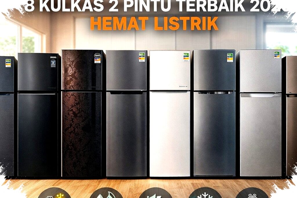 8 Kulkas 2 Pintu Terbaik 2026, Hemat Listrik Mulai Rp2 Jutaan dan Spesifikasinya