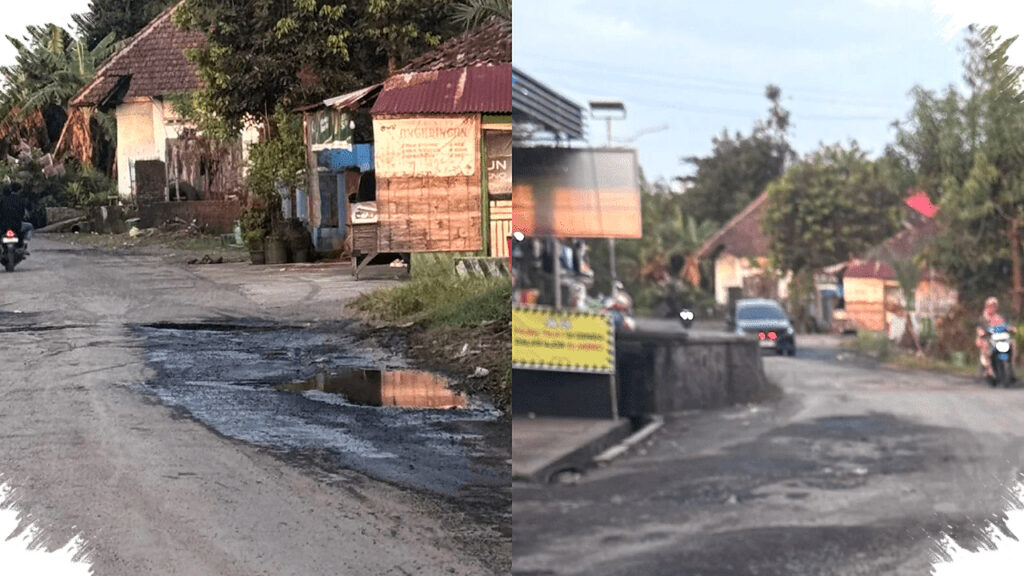 Jalan Rusak Parah di Jepara Membahayakan Warga, Protes dan Tanda Bahaya Menggema