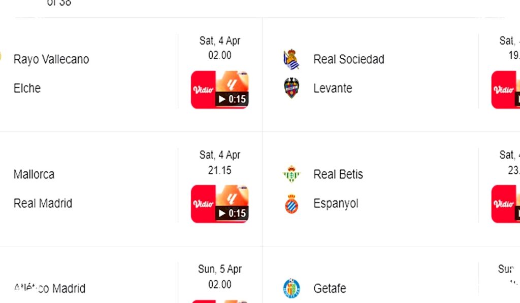 Jadwal Liga Spanyol Terbaru dan Klasemen Real Madrid vs Atletico Usai Derby Seru La Liga