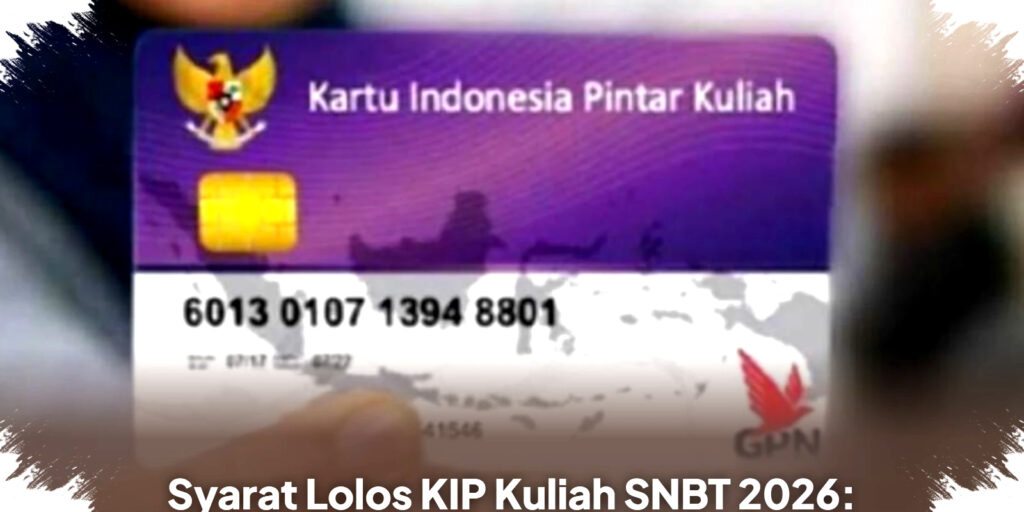 Syarat Lolos KIP Kuliah SNBT 2026, Batas Penghasilan Orang Tua Disesuaikan Dengan UMP Daerah!