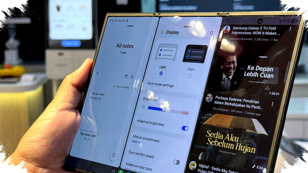 Galaxy Z TriFold Terhenti dalam Hitungan Bulan, Samsung Setop Penjualan Bertahap