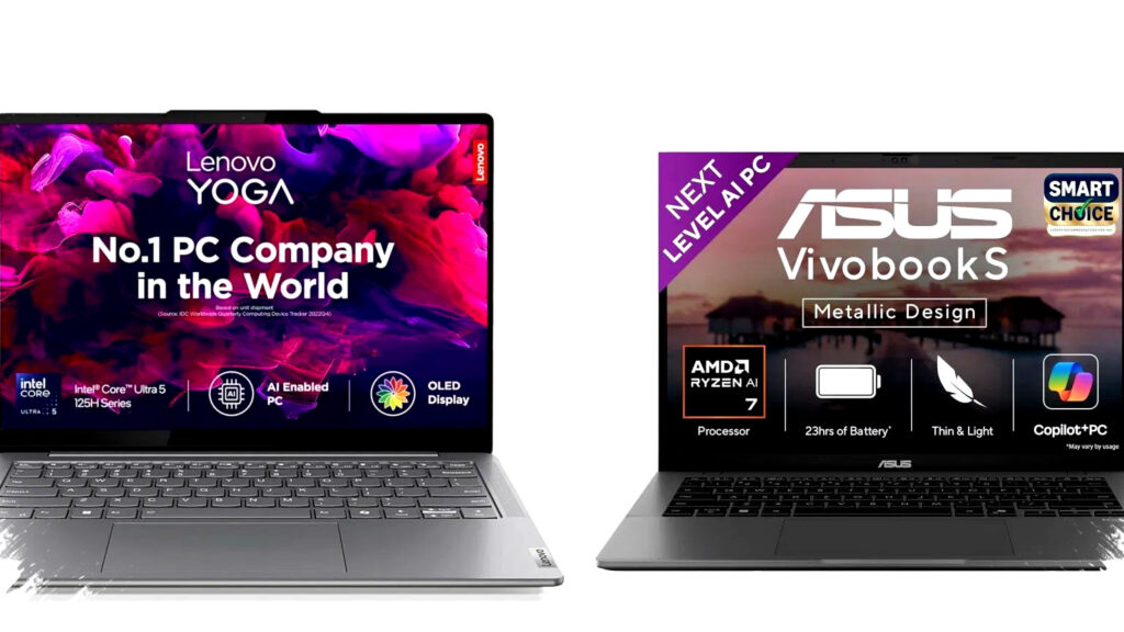 Lenovo Yoga Slim 7 Tumbangkan Vivobook S14, Menang Tipis Meski ASUS Lebih Ngebut