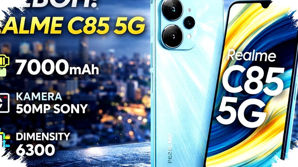 Realme C85 5G Datang Tenang, Baterai 7000mAh dan Performa Stabil Jadi Penentu