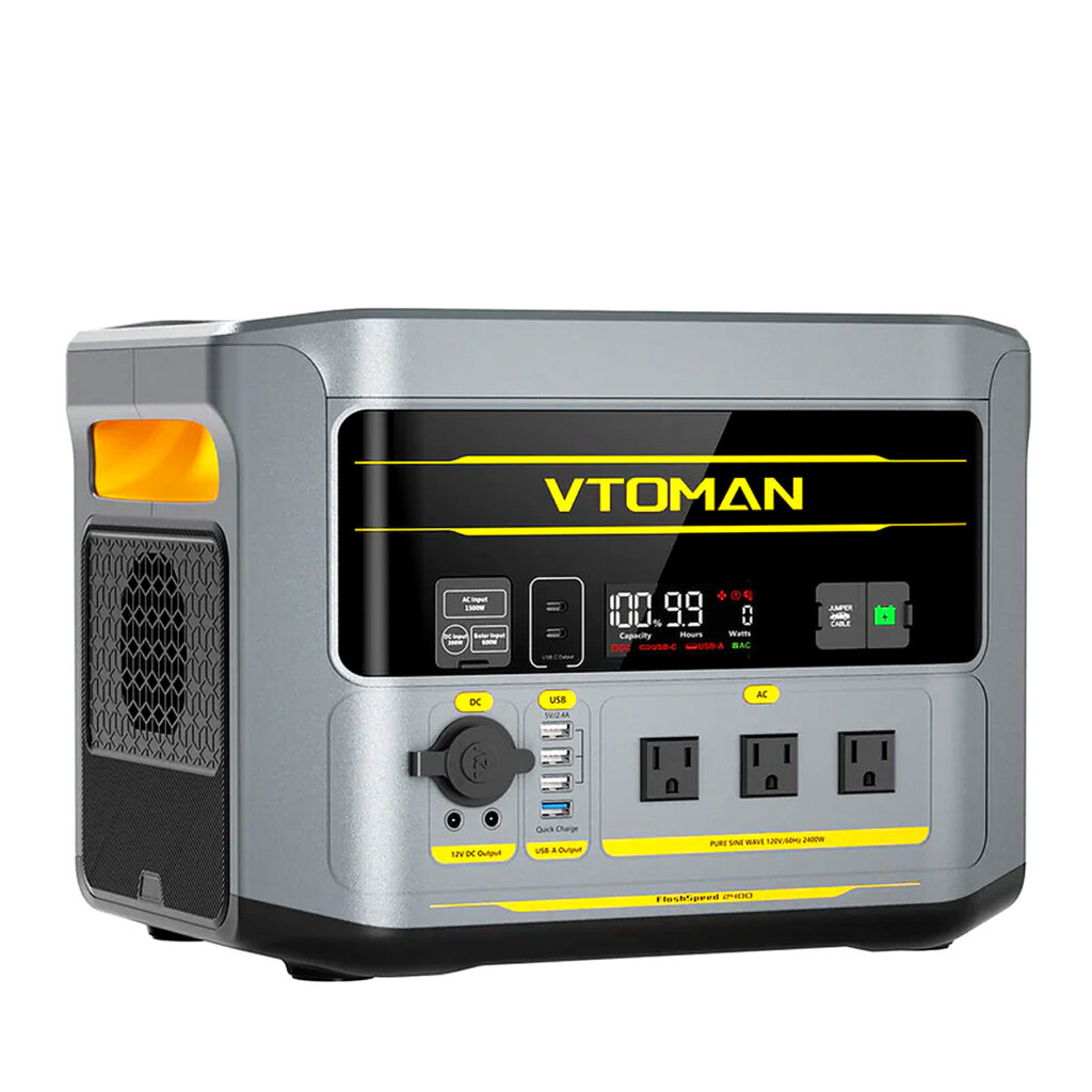 Vtoman FlashSpeed 2400 Hadir Tangguh, Baterai 1.408 Wh Isi Penuh dalam 1 Jam