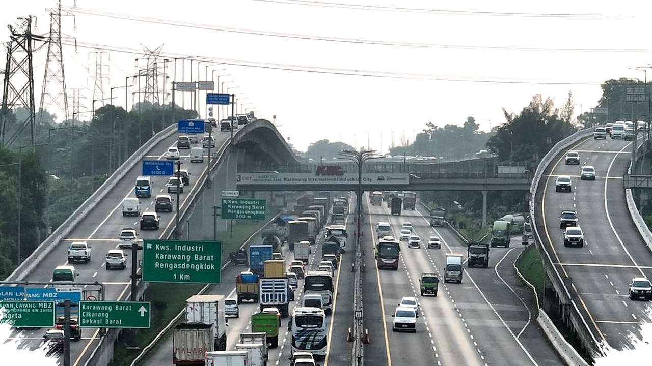 Mudik Memuncak di MBZ H-4, Kendaraan Keluar Jakarta Melonjak 200 Persen