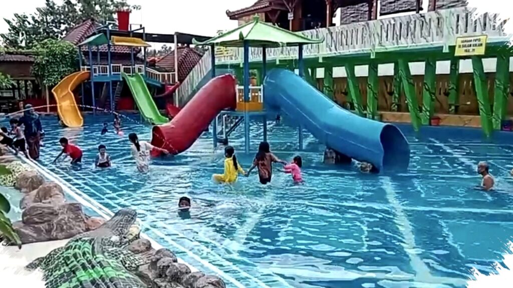 Keindahan Wisata Air Medang Kamulyan Blora Memikat Anak Anak, Libur Lebaran Penuh Keceriaan dan Suasana Asri