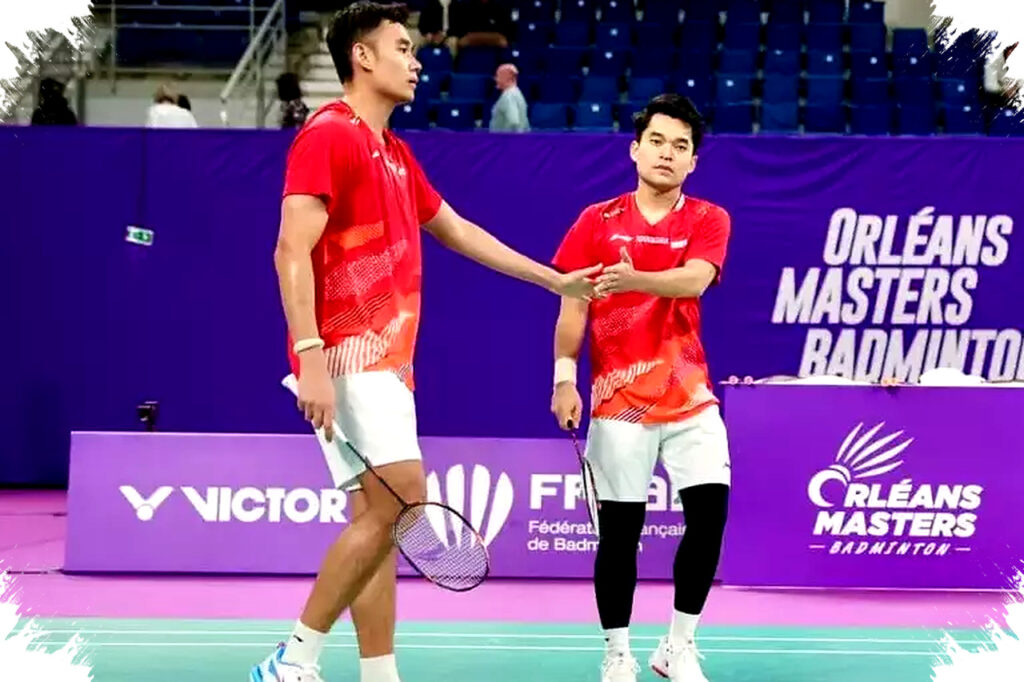 Leo/Bagas Terhenti di Orleans Usai Kalah dari Wakil China, Intip Fakta Pertandingannya