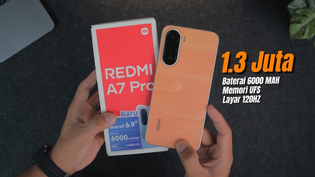 Smartphone Rp1 Jutaan dengan Baterai 6.000 mAh, Pilihan Hemat & Tahan Lama Redmi A7 Pro