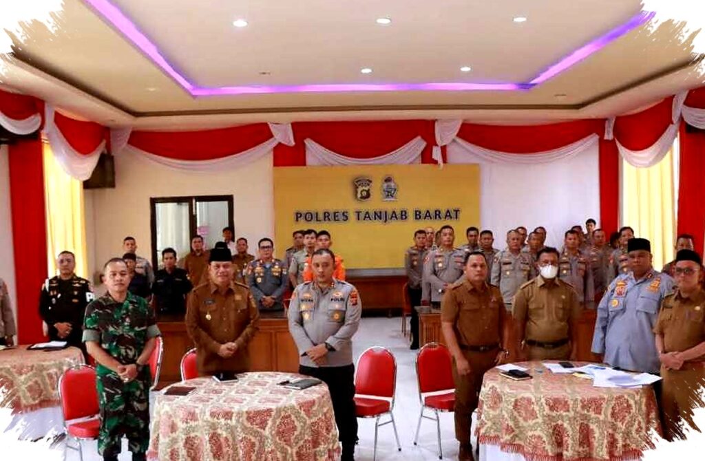 Wabup Katamso Pimpin Persiapan Pengamanan Idul Fitri, Sinergi Kunci Keamanan Tanjab Barat
