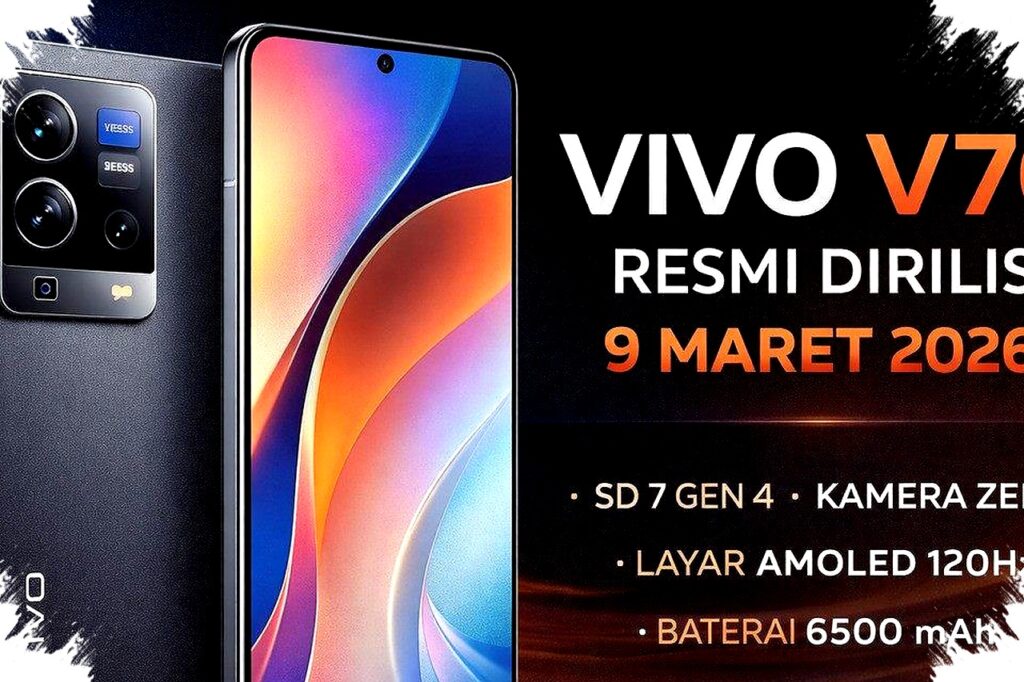 Vivo V70 Resmi Masuk Indonesia, Kamera ZEISS dan Harga Rp8,999 Juta Jadi Penentu