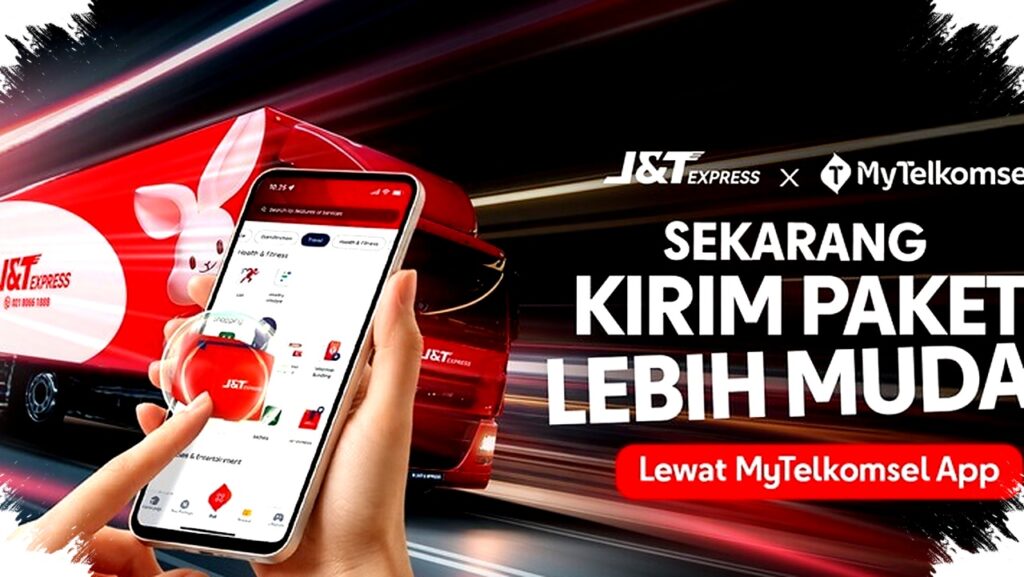 Kirim Paket Tanpa Ribet Lewat MyTelkomsel, J&T Express Ubah Cara Kirim Jadi Lebih Cepat dan Praktis