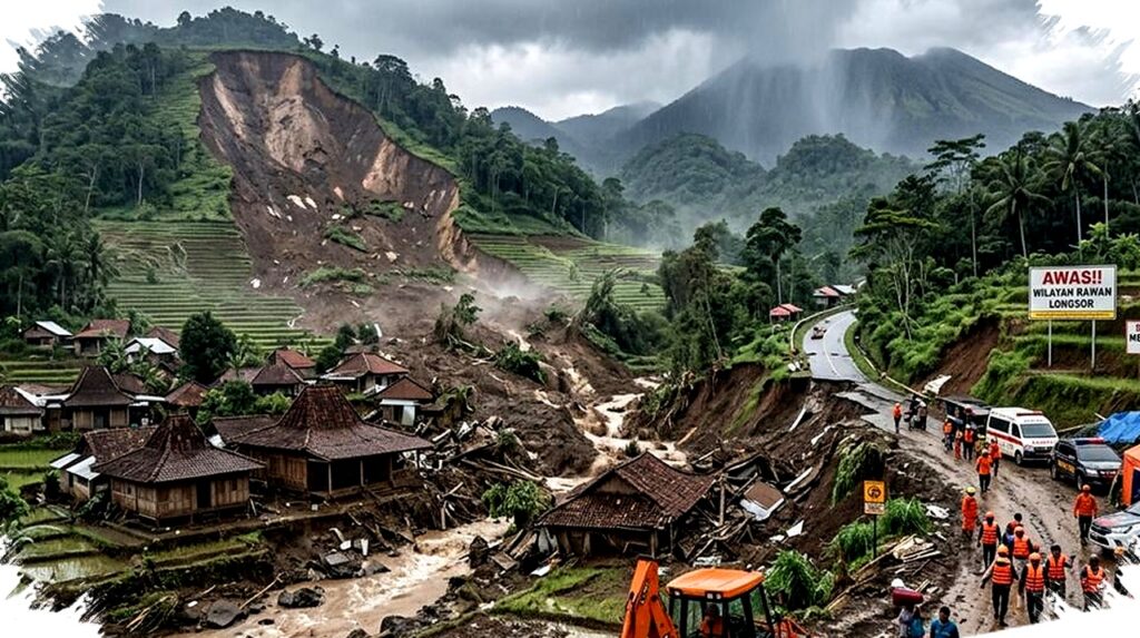 Waspada Meski Cerah Berawan, Ancaman Longsor Mengintai di Lokasi Rawan Jatim 21 Maret 2026