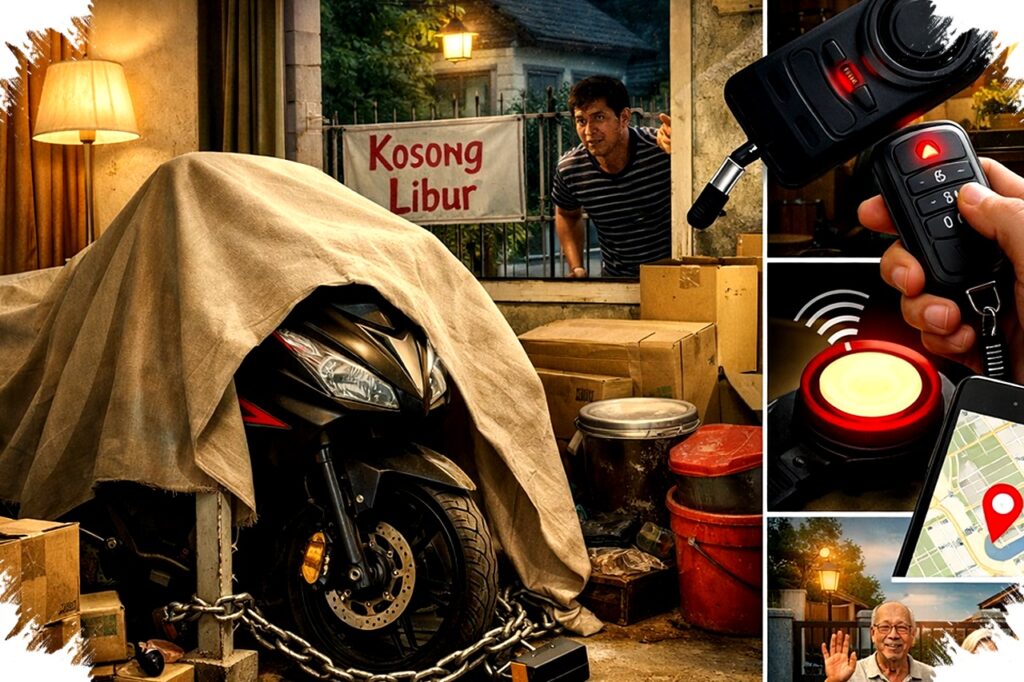 Strategi Humanis Menyembunyikan Motor Saat Rumah Kosong, Cara Aman Mengusir Kekhawatiran Lebaran