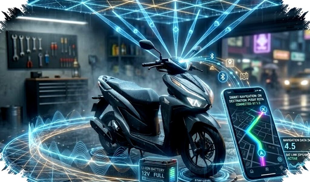 Mudik Tanpa Holder HP, Honda Stylo 160 2026 Tampilkan Maps Langsung di Dashboard