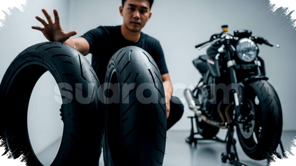 Ban Motor Terlihat Tebal, Bisa Tetap Berbahaya jika Getas sebelum Mudik
