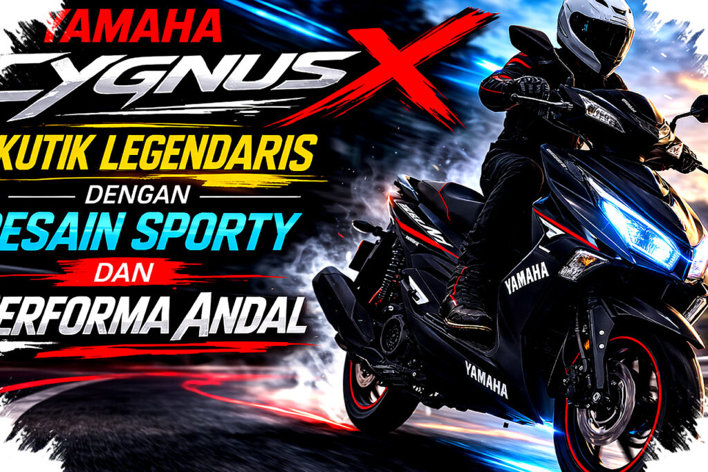 Yamaha Cygnus X Skutik Legendaris Dengan Mesin Efisien, Desain Sporty Yang Tak Pernah Pudar