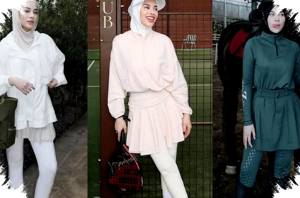 8 Gaya Olahraga Selebgram Emy Aghnia, Dari Padel Sporty Hingga Berkuda Elegan yang Memukau