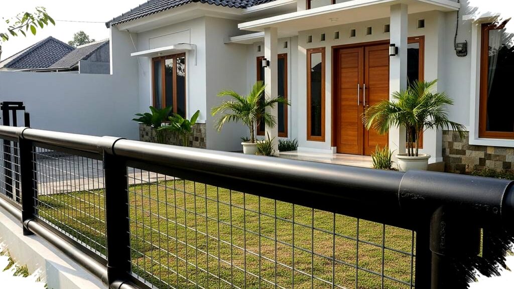 Pipa PVC Mengguncang Kampung, 9 Desain Pagar Rumah Hemat Anti Rayap dan Korosi yang Estetik!