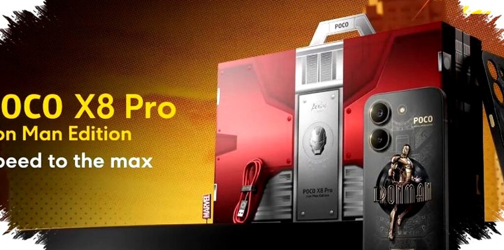 Poco X8 Pro Iron Man Edition Resmi Hadir, Dimensity Kencang dan Baterai 6500mAh