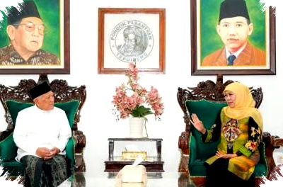 Gubernur Jatim Sowan Ulama Kharismatik Jelang Lebaran, Ukhuwah dan Doa Jadi Kunci Keberkahan Daerah