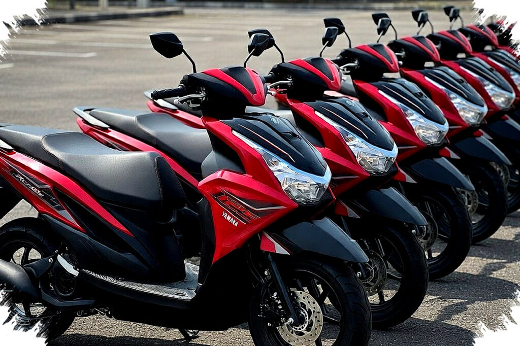 Pilihan Warna Yamaha FreeGo 2026, Hitam Plus Red untuk Look Bold dan Modern