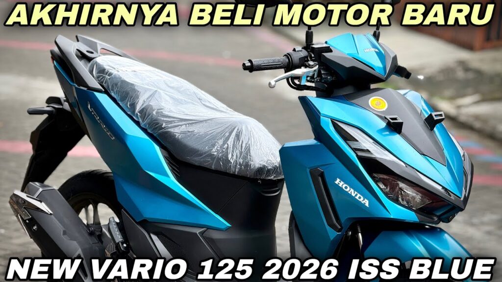 Honda Vario 125 2026 Red atau Blue?, Harga Tetap, Fitur Mewah Jadi Penentunya!