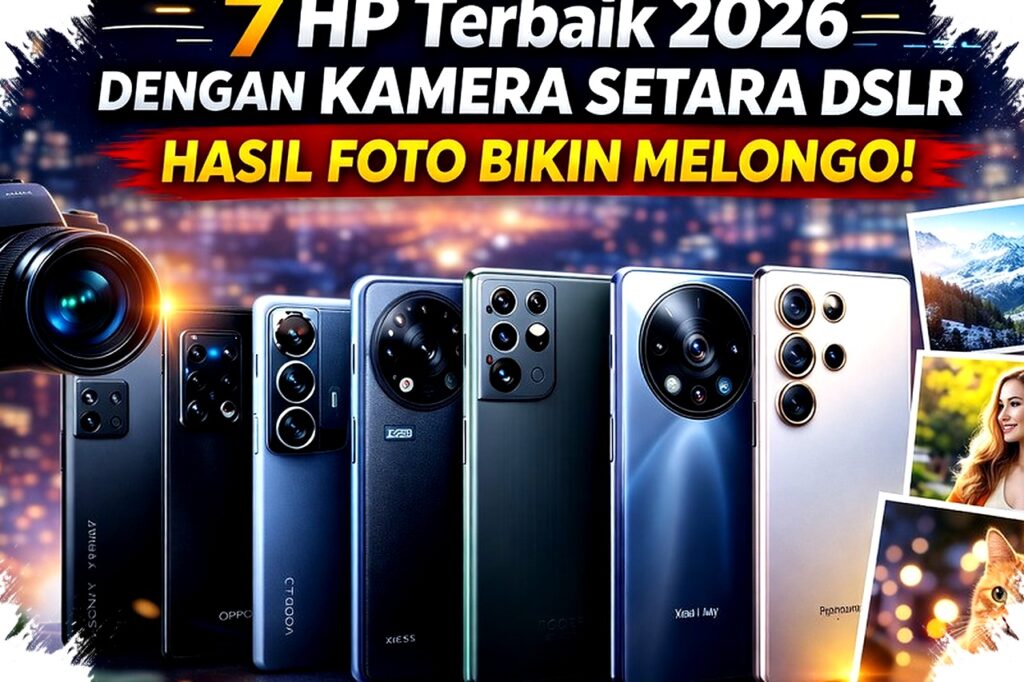 Smartphone dengan Kamera Terbaik 2026, Teknologi AI dan Sensor Raksasa Hasilkan Foto Setara DSLR