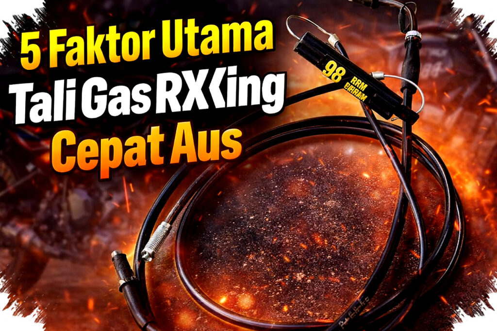 5 Faktor Paling Menentukan Tali Gas RX King Cepat Aus, Bahaya Mengintai Jika Diabaikan!