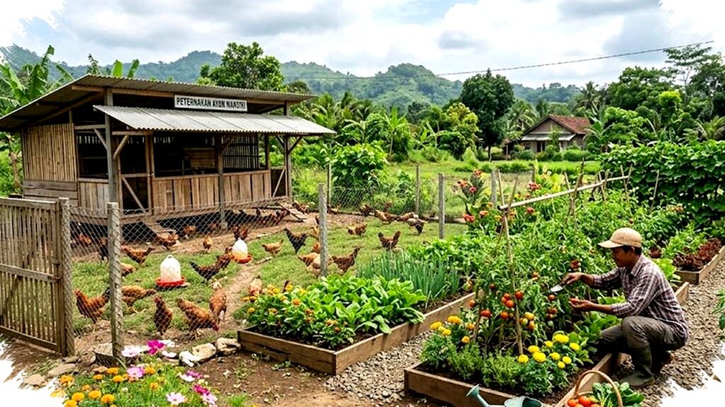 Ternak di Lahan Sempit untuk IRT, Kombinasi Taman Asri dan Sumber Penghasilan Menggiurkan!