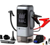 Portronics Vayu Cop Hadir Saat Darurat, 150 PSI, Vakum 5000Pa, dan Jump Starter Jadi Satu