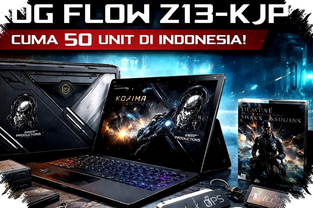 ROG Flow Z13-KJP Dijual Rp60 Jutaan, Hanya 50 Unit Untuk Gamer Hardcore dan Kolektor Eksklusif Indonesia