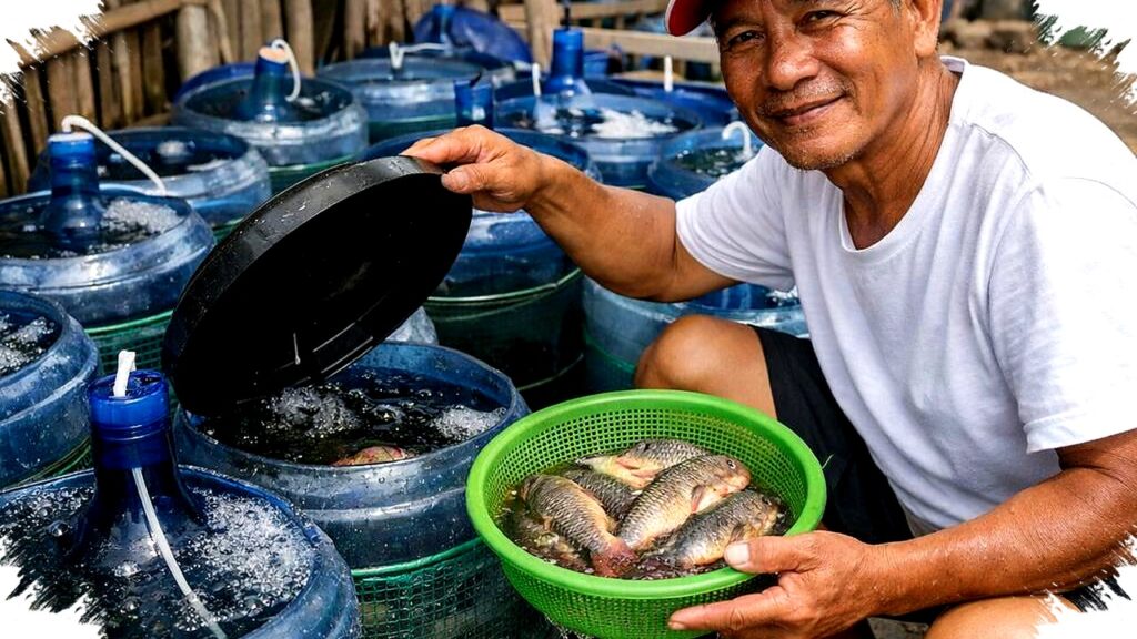 Cara Ternak Nila di Galon Bekas Usia 55 Tahun, Modal Minim Panen Cepat dalam 3 Bulan Tanpa Repot!