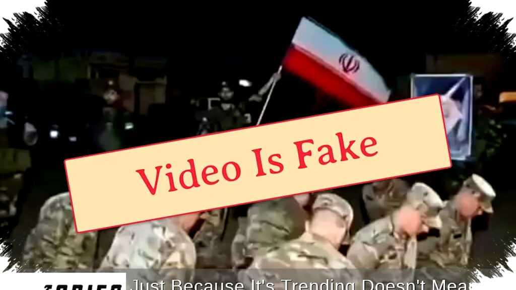 Video Dramatis Tentara AS Ditawan di Iran Ternyata Palsu, Fakta Mengejutkan AI Mengelabui Mata Publik