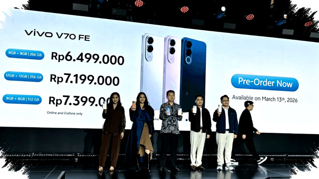 Vivo V70 Series Resmi Menggebrak Indonesia, Telefoto 10x dan Baterai 7000mAh Siap Taklukkan Segala Momen