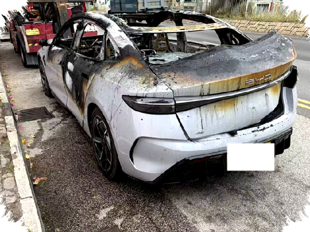 Kabin BYD Seal Hangus Akibat Powerbank, Bukti Ketahanan Baterai Mobil Listrik Bukan Sumber Api