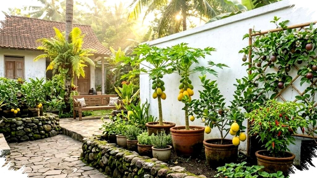 Taman Buah Minimalis Rumah Kecil Bukan Sekadar Gaya-Gayaan, Ini Bukti Nyata Keunggulannya yang Membanting Produk Mahal Lain!