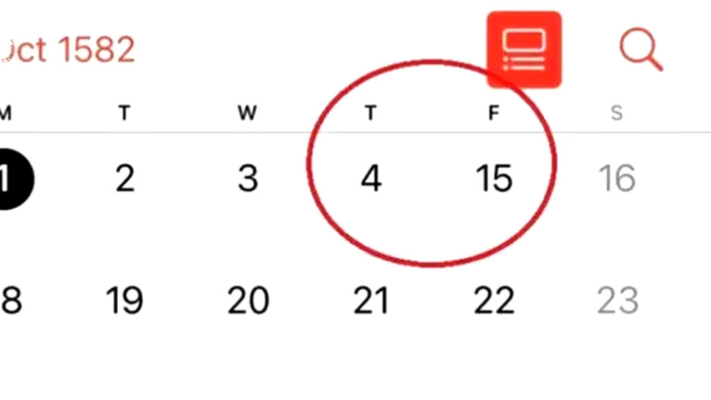 Kenapa iPhone Lewatkan Tanggal 5–14 Oktober 1582, Fakta Mengejutkan Di Balik Lompatan Waktu Sejarah