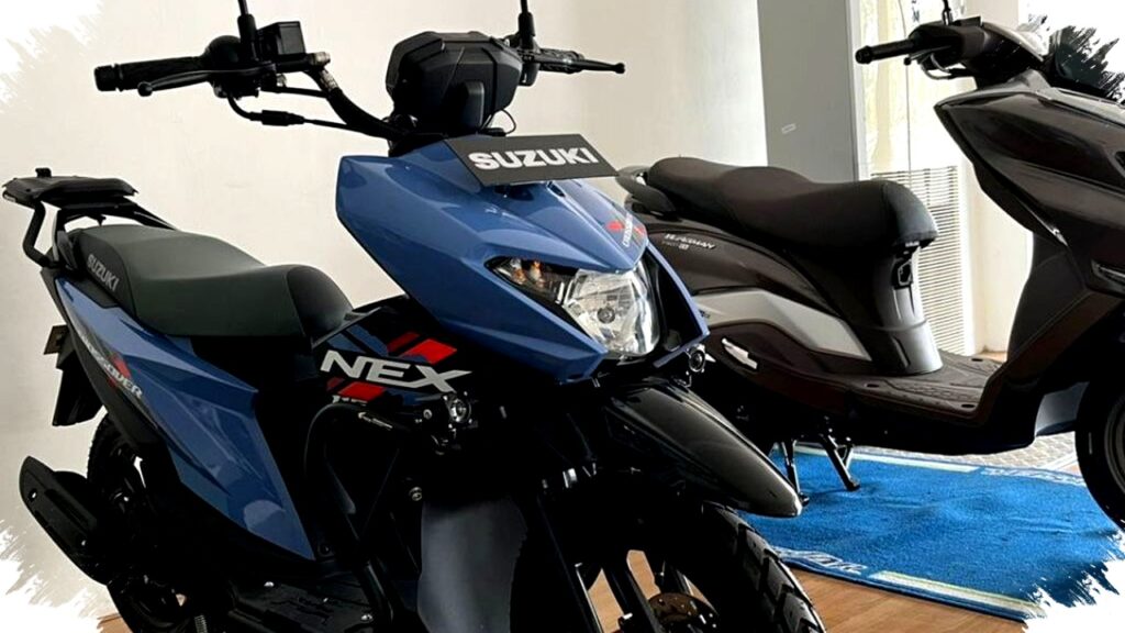 Suzuki NEX Crossover Tampil Berani dengan Stang Telanjang dan Ban Dual Purpose, Skutik Urban yang Bawa Nuansa Adventure dan Efisiensi Maksimal