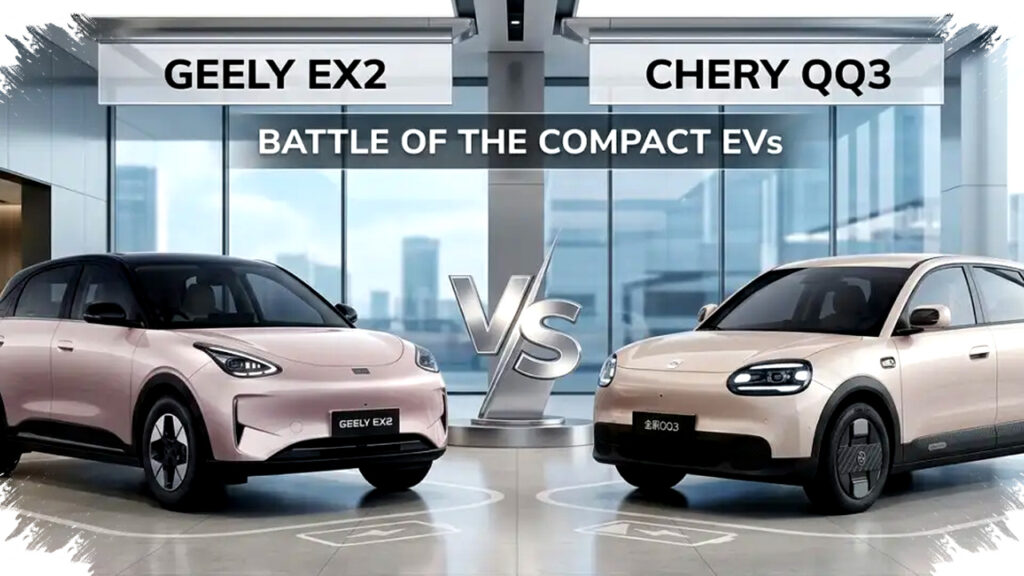 Chery QQ3 EV Tantang Geely EX2, Dimensi Lebih Besar dan Teknologi Futuristis Siap Goyang Pasar Hatchback Listrik Compact!