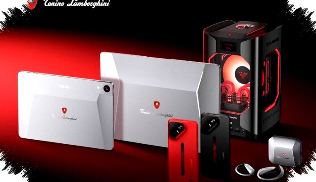 Kolaborasi Mewah Tecno x Tonino Lamborghini, Era Baru Smartphone dan Gaming PC dengan Desain Berani dan Teknologi Futuristik