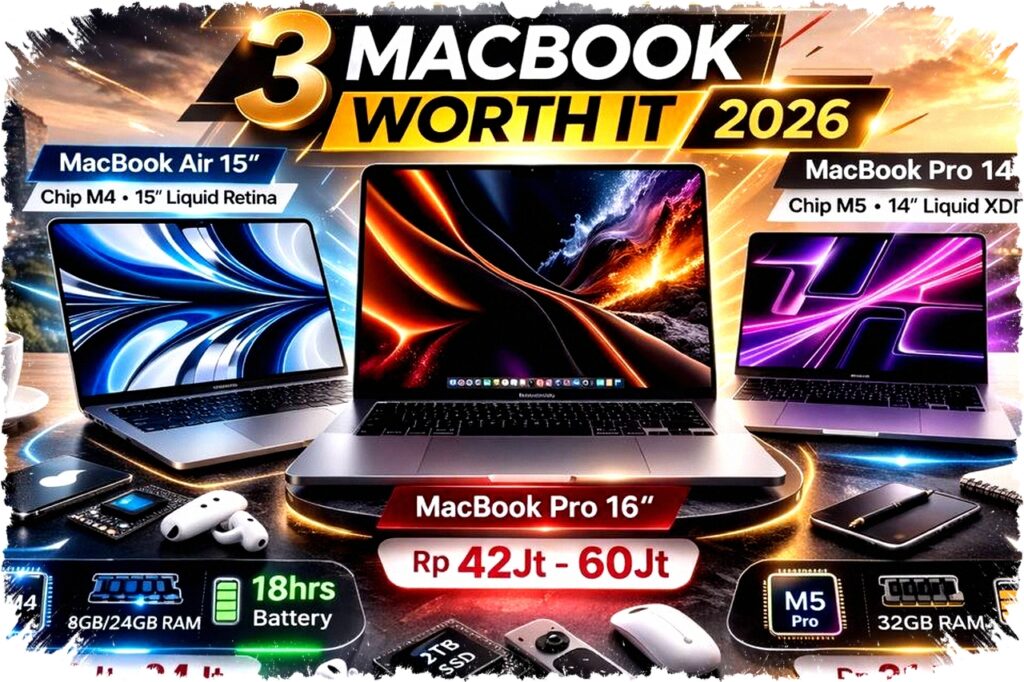 3 MacBook Terbukti Worth It di 2026, Pilihan Performa dan Harga yang Menentukan Masa Depan Kerja dan Kreativitas Anda