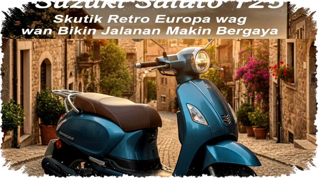 Harga Suzuki Saluto 125 Menggoda Hati, Desain Retro Eropa dan Fitur Modern Bikin Kamu Berani Tampil Berbeda!