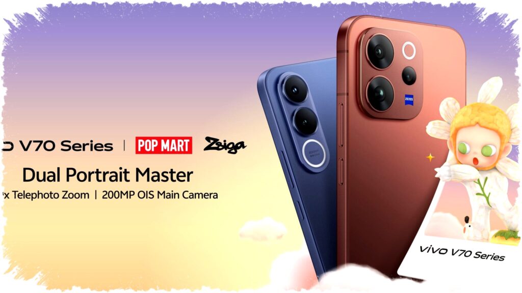 Vivo V70 Series Meluncur dengan Dual Portrait Master, Kolaborasi Eksklusif Bersama POP MART Siap Menggebrak Pasar Indonesia!