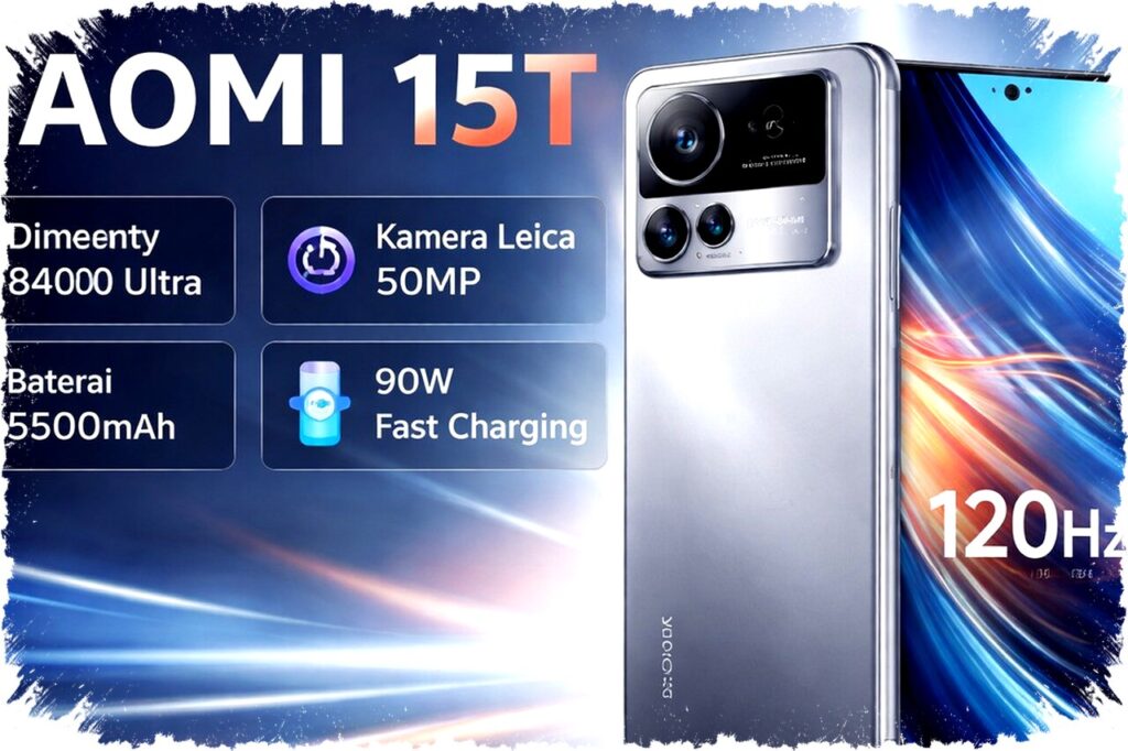 Xiaomi 15T Menggoda Dengan Layar 144Hz Super Halus, Baterai 5.500 mAh Tahan Lama, Harga Midrange Buat Pengguna Cerdas