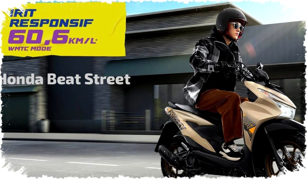 Motor Ringan dan Irit BBM Honda BeAT Street, Desain Sporty dan Teknologi eSP Bikin Nyaman Berkendara Perkotaan!