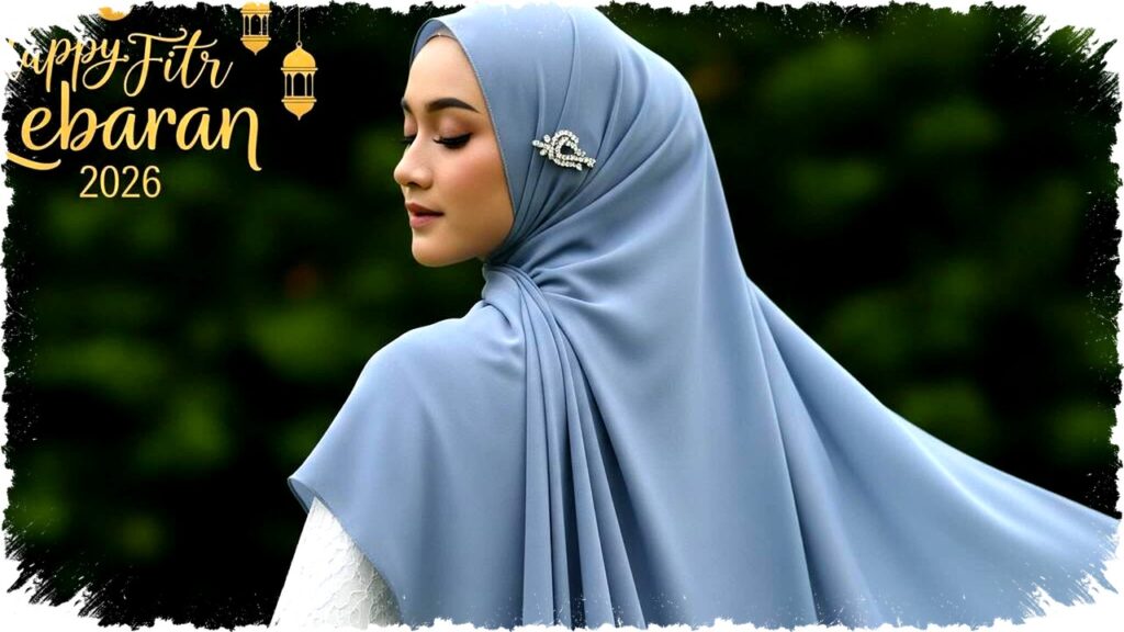 10 Model Jilbab Lebaran 2026 Tampil Simpel Elegan, Pilihan Warna dan Bahan yang Bikin Penampilan Glowing!